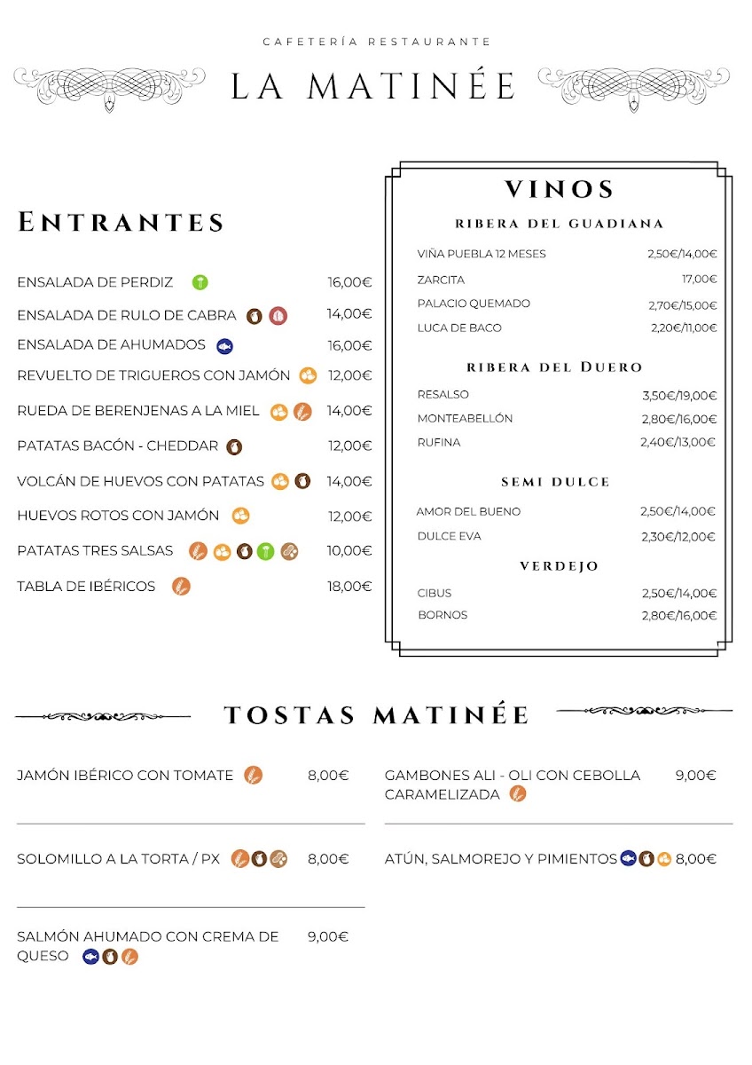 Menu Cafeteria La Matinee-2