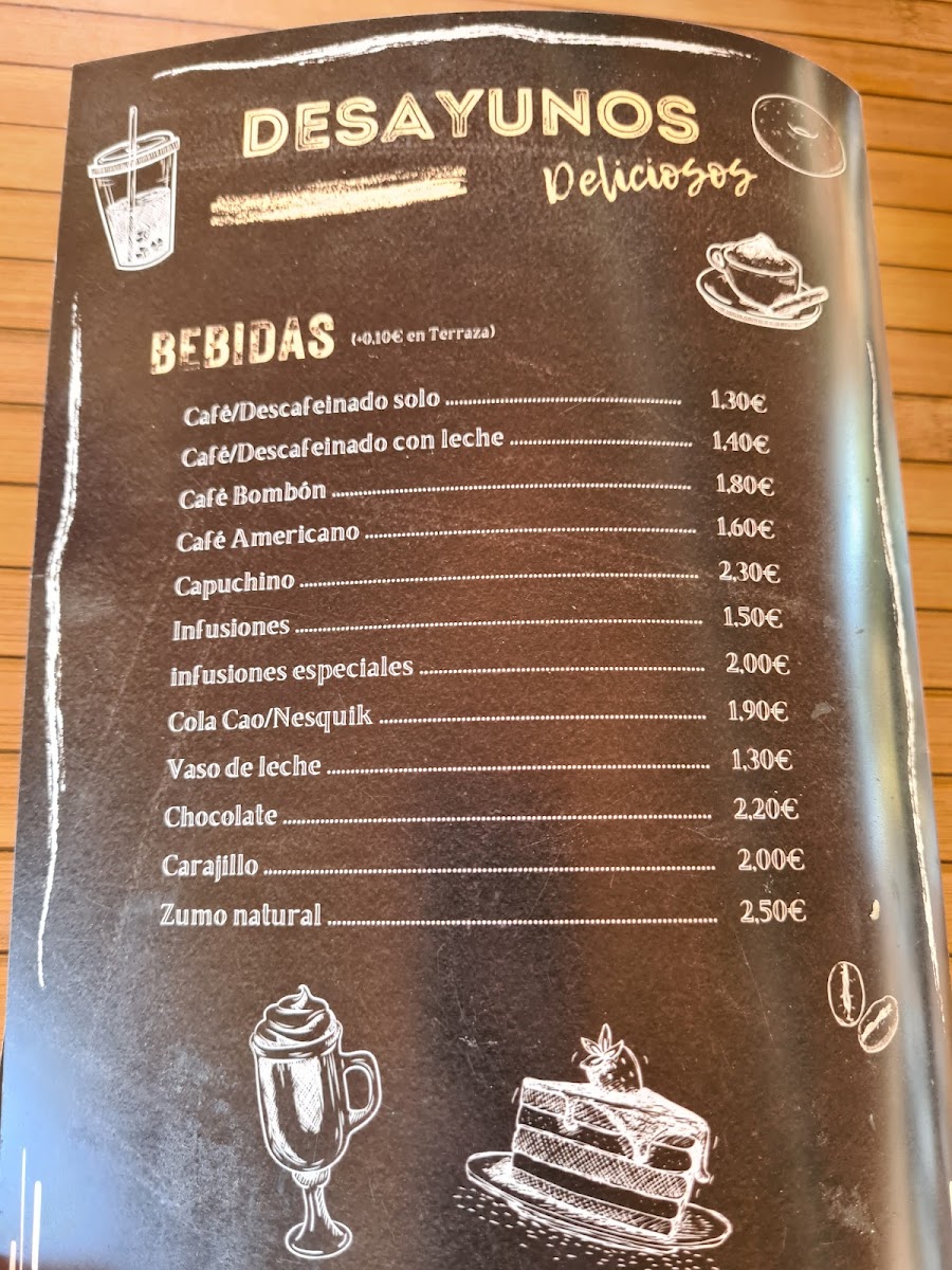 Menu Cafeteria La Matinee-5