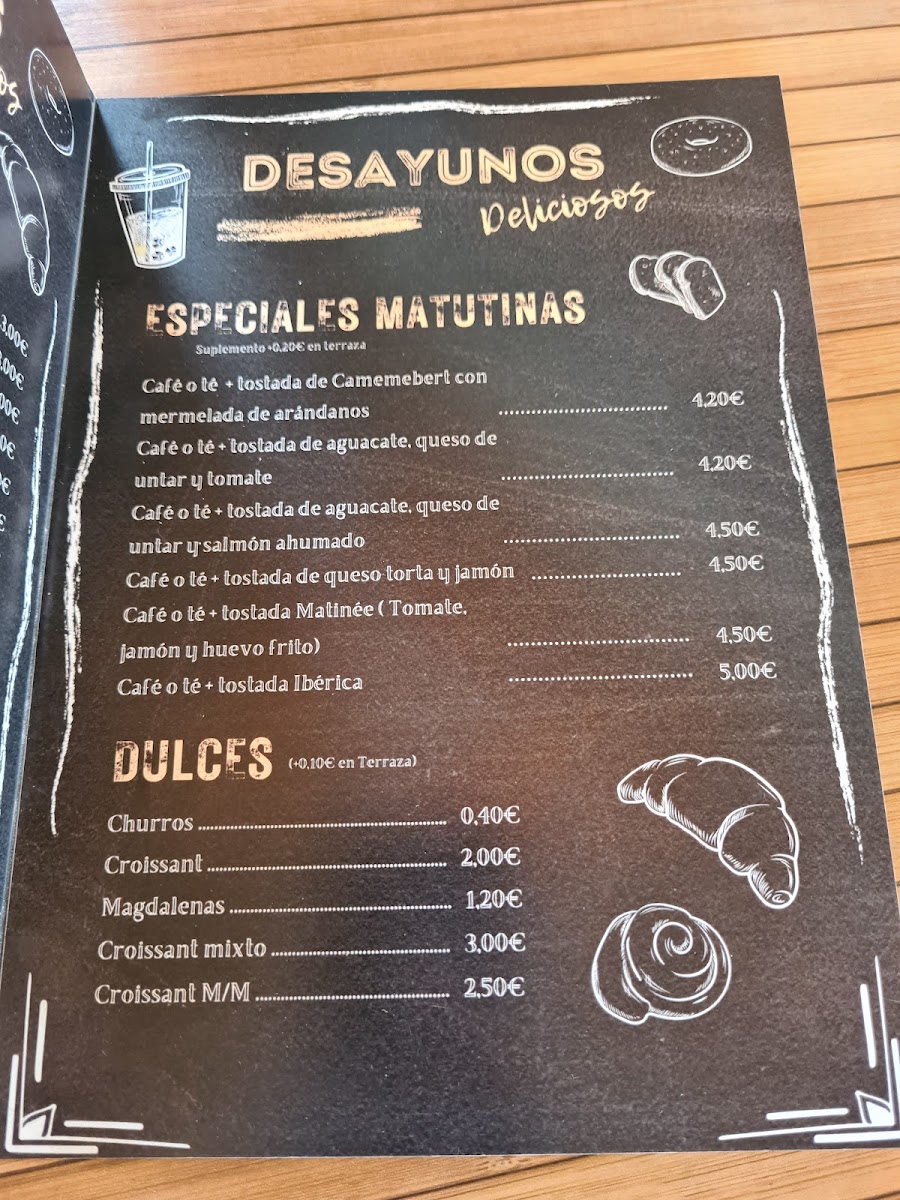 Menu Cafeteria La Matinee-6